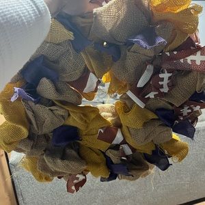 Homemade Vikings Wreath